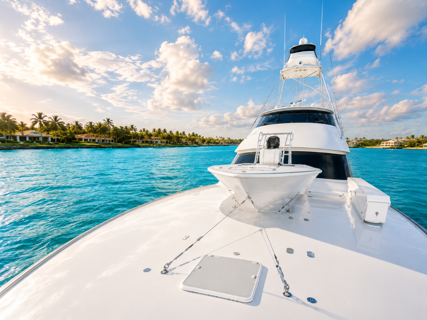 Enclosed Bridge Sportsfishing Yacht Enclosed Bridge Fishing Yacht